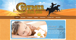 Desktop Screenshot of cowboysnailbar.com